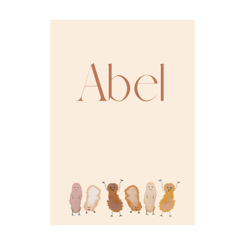 Pre Designed geboortekaartje (Abel)