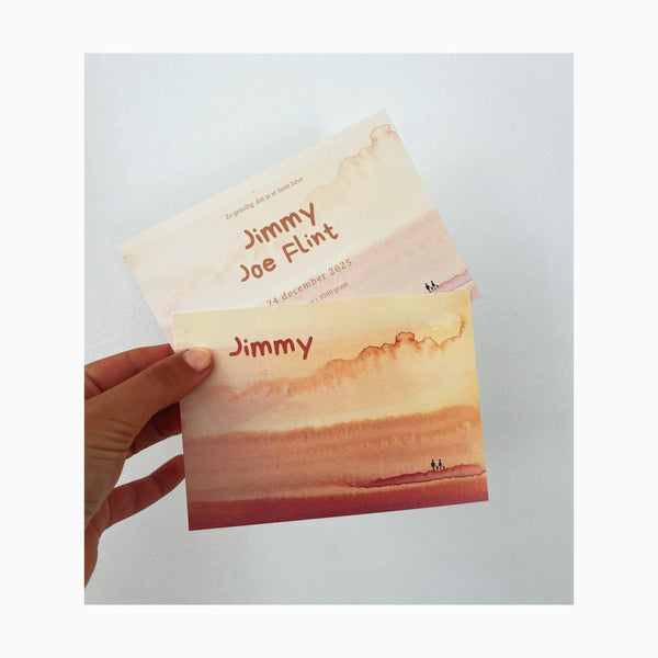 Pre Designed geboortekaartje (Jimmy)